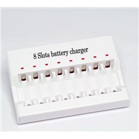 8 slots battery charger for NI-MH/NI-CD recharge battery