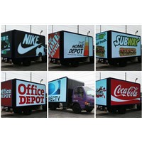 led mobile p10 billboard/led mobile trailer sign/led mobile signs display screen