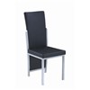 dining chair, powder coating/soft leather, C016