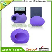 mini fashion egg shaped silicone speaker factory