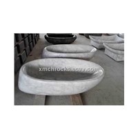 Carrara white marble vessel basin
