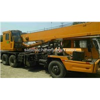 Used tadano TG250E 25t truck crane second hand tadano 25t mobile crane with hydraulic engine sale