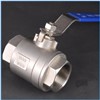 2pc thread ball valve