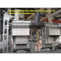 double-chamber aluminum smelting furnace