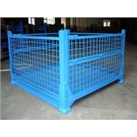 Wire steel storage container cage pallet PET-02