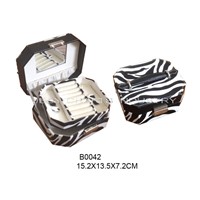 zebra pattern jewelry box(B0042)