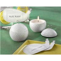 Ceramic Golf canlde jar, candle vessel