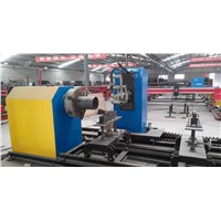 factory supply cnc steel pipe plasma and flame cutting machine