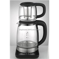 Hot Sell 2.0L glass kettle with tea pot (Model No. M2001TG)
