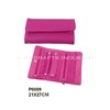 Pink pu jewelry roll(P0009)