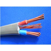 PVC Flat TPS electric wire Cable by IEC60227 or BS6004