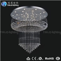 luxury hotel project lighting crystal LED chandelier pendant light