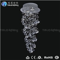 double spiral Chinese whole-sale crystal chandelier LED pendant lamp