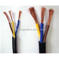 low voltage 3 cores PVC insulated electrical wire