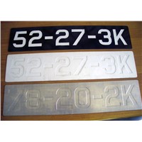 Good quality car license plate for sale