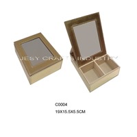 foldable cosmetic mirror box(C0004)