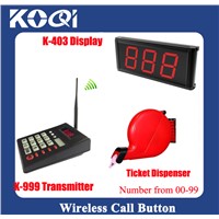 Queue Calling System for restaurant cafe hotel in 433.92mhz