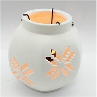 Six Corner Ceramic Candle Lantern, candle lamp, tealight holder