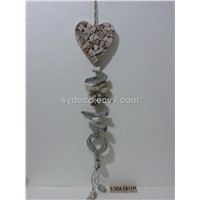 hanging ornament, hanging heart, home decoration (15SL0018)