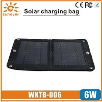 6W Portable Universal Folding Solar Battery Charger for Mobile Phones for Camping Hiking Traveling