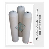 Aluminium titanate riser tube,zibo guiyuan taisheng manufacturer