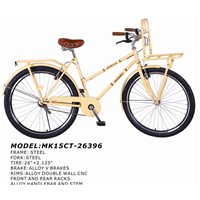 26'' City Commut Bicycle with Front Rack