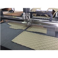 PVC coil TPE XPE leather car mat floor blanket cushion pad cnc knife cutting table