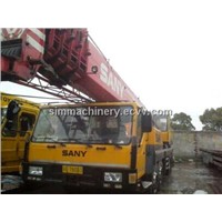 Second hand Sany STSC500 50t mobile crane used 50t truck crane used sany year 2008 crane