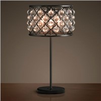 Indoor decoration modern and elegance crystal table lamp design