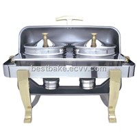 Professional Commercial Double Pan Chafing Dish / Round chafing / Buffet Dish