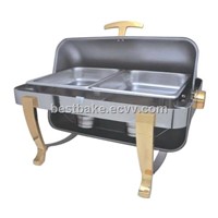 Professional Commercial Double Pan Chafing Dish / Round chafing / Buffet Dish