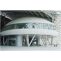 Olympic center stadium multi-function hall tent fabric membrane structure roof awning