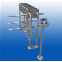 Stainless Steel Single Lane 90degree Rotation Waist High Turnstile