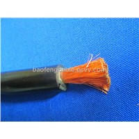 Double rubber sheath flexible copper conductor welding cable