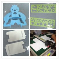 Traffic Sign Sticker PVC box sample maker cutting machine