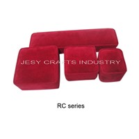 RC series red velvet jewelry box