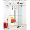high quality interior modern single shower sliding glass door