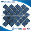 MM.Mosaic CZO613Y arabesque crystal glazed federal blue lantern mosaic tile