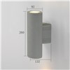 top quality up and down outdoor wall lamps LED aluminum outdoor wall light for hotel/hall