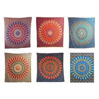 Handicrunch |  Indian  Bohemian mandala  wall hanging , tapestry,Bed Spread