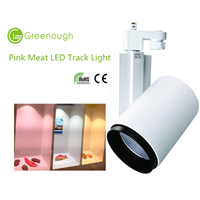 30W Pink Color LED Track Light/COB LED Track Spot Lights/Fresh Meat LED Food Lighting