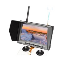 8&amp;quot;built-in battery 800*480 HDMI AV FPV Monitor dual 32CH 5.8GHz diversity receivers