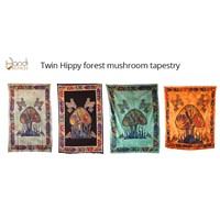 Handicrunch | Indian Forest Mushroom Tapestry wall hanging