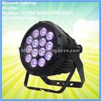 Outdoor 14*10W RGBW 4IN1 QUAD LED Par Can Light (BS-2603)