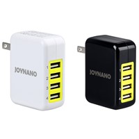 JoyNano 21W 4-Port USB Travel Charger 5V 1A 2.1A Folding Plug