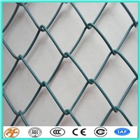 PVC coated 60*60mm 50*50mm diamond wire fence chain link fencing