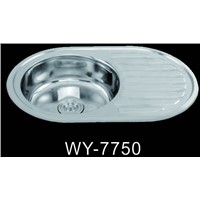 China Factory Suppy Stainless Steel Kitchen Sink WY-7750