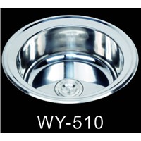 China Factory Suppy Stainless Steel Kitchen Sink WY-510