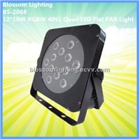12*10W RGBW 4IN1 Quad LED Flat PAR Light (BS-2068)
