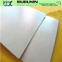 Shoes uppers and toe puffs nonwoven chemical glue sheet toe puff sheet